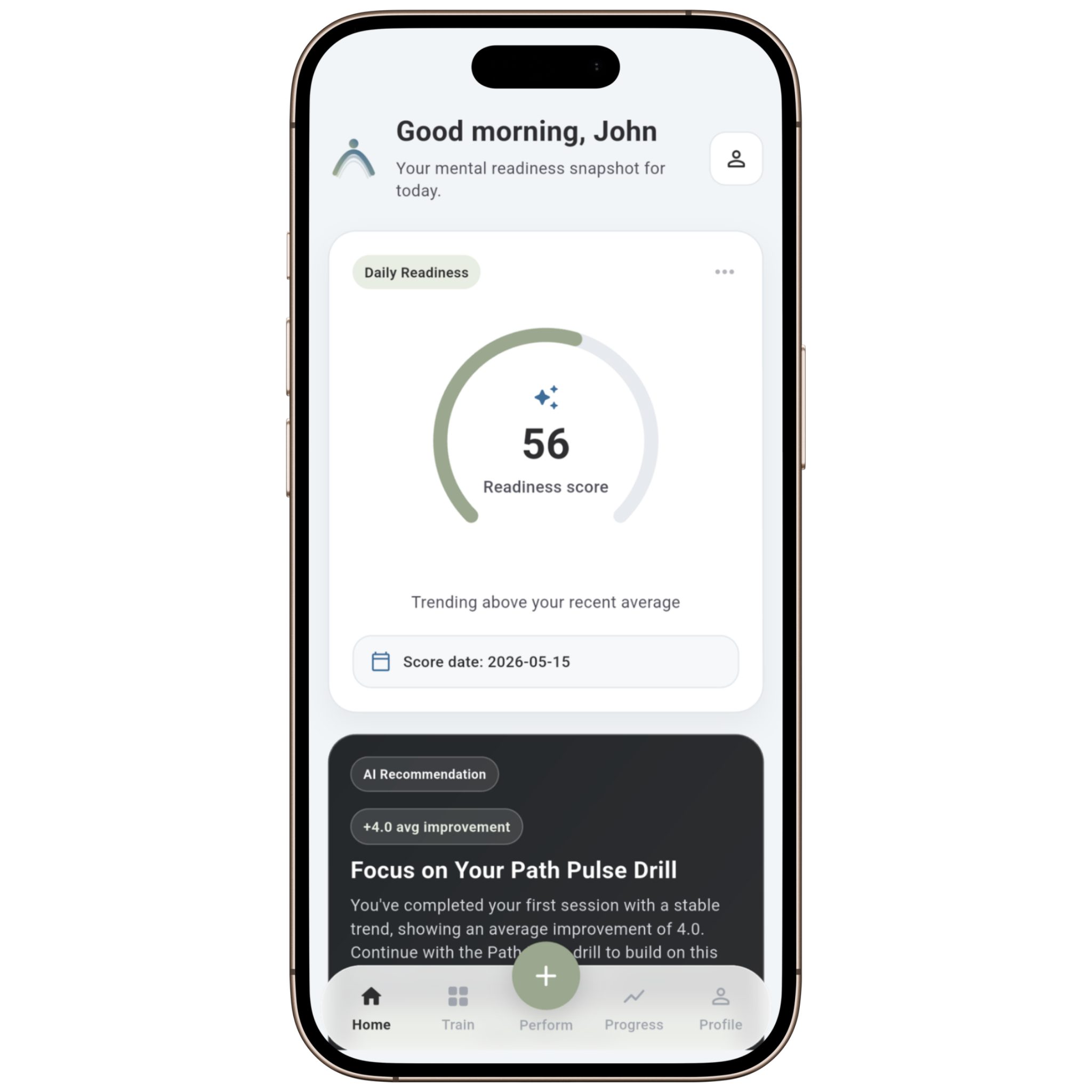 Daily readiness overview