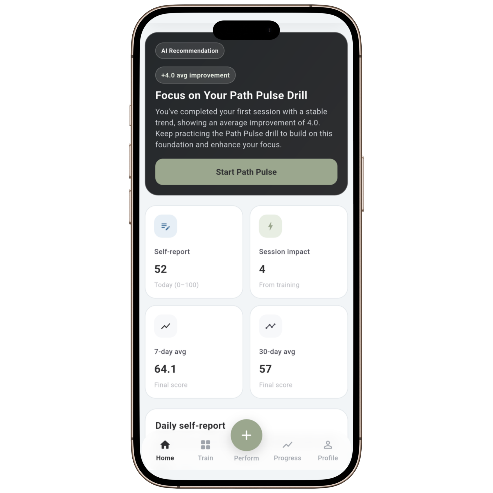 Cognitive performance insights
